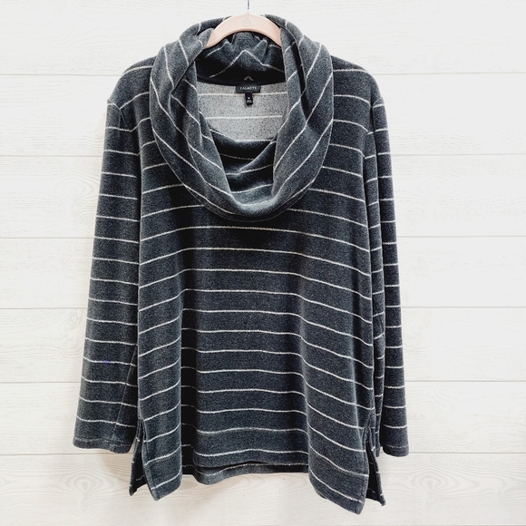 Talbots Sweaters - Talbots Metallic Stripe Sweater